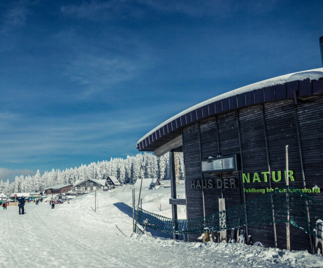 Haus der Natur auf dem Feldberg im Winter